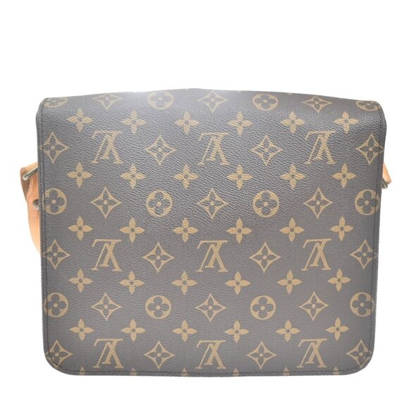 LOUIS VUITTON Cartouchiere GM Shoulder Bag Monogram Leather Brown - Picture 3 of 16